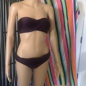 Cole by California 2-Piece Purple Swimsuit Size SM